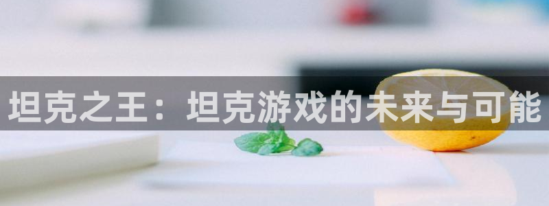 杏运注册平台：坦克之王：坦克游戏的未来与可能